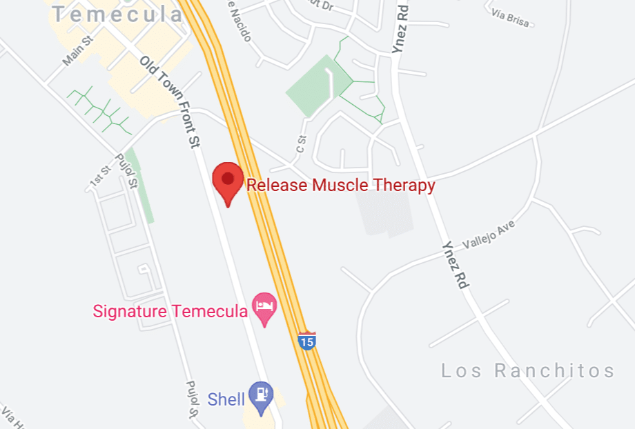 Massage Therapist Location in Temecula, CA | Release Muscle Therapy